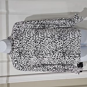 DKNY animal print blouse